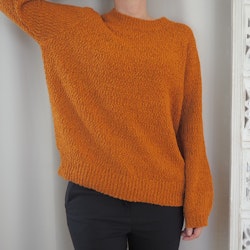 Stickad pullover Celeste LEATHER BROWN - Saint Tropez