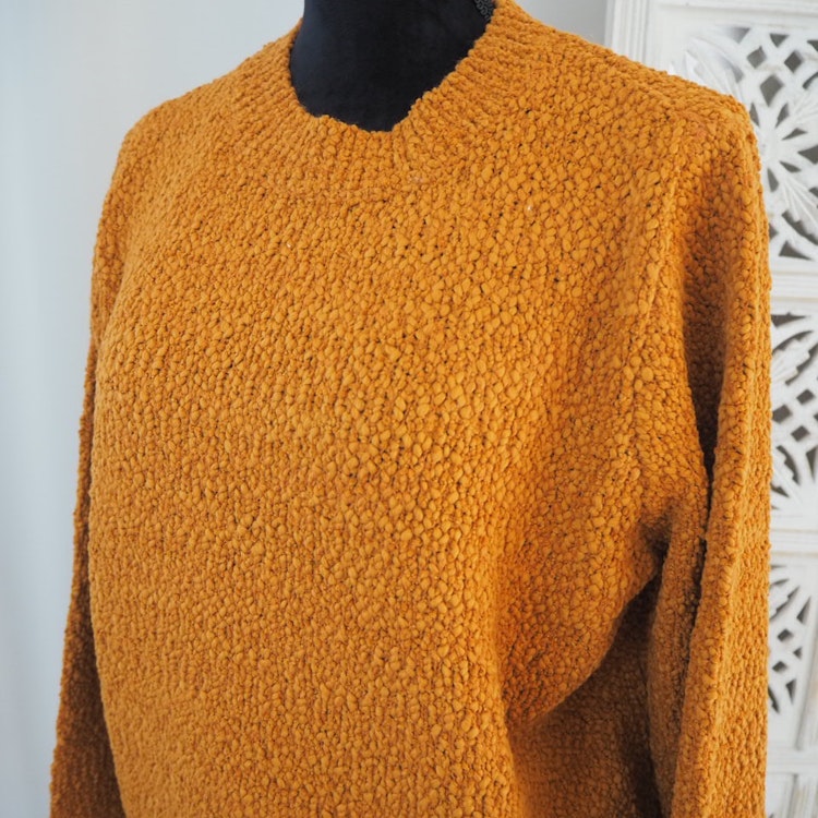 Stickad pullover Celeste LEATHER BROWN - Saint Tropez