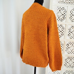 Stickad pullover Celeste LEATHER BROWN - Saint Tropez