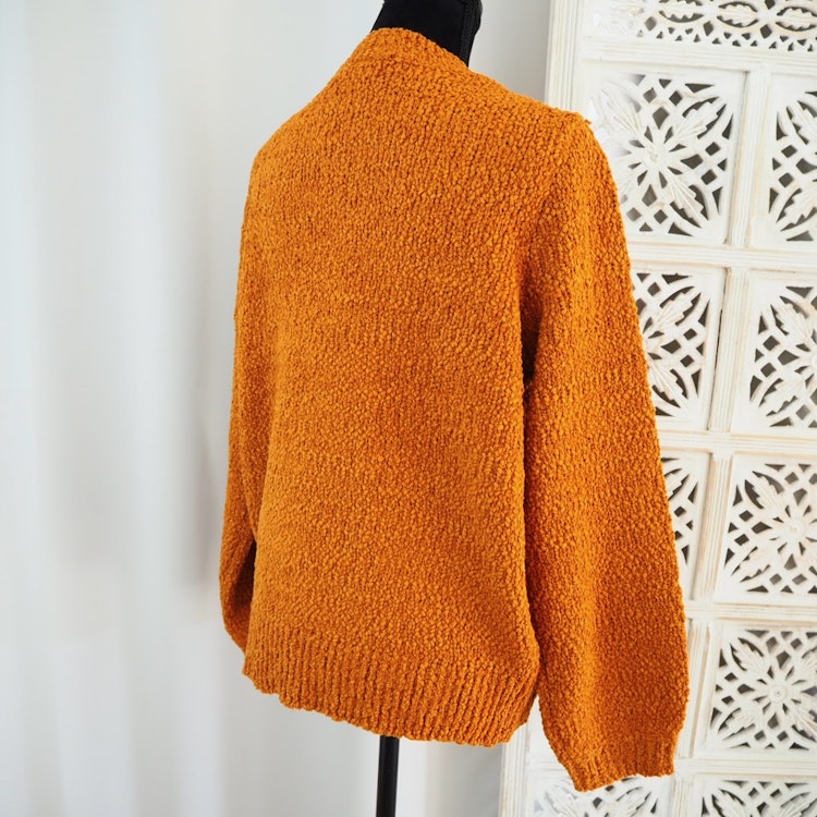Stickad pullover Celeste LEATHER BROWN - Saint Tropez