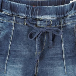 Stretchjeans med resår i midjan MÖRK DENIM - Place du Jour