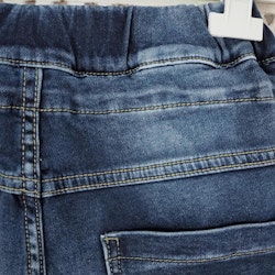 Stretchjeans med resår i midjan MÖRK DENIM - Place du Jour