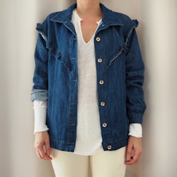 Jeansjacka Boho MÖRK DENIM - Stajl Agenturer