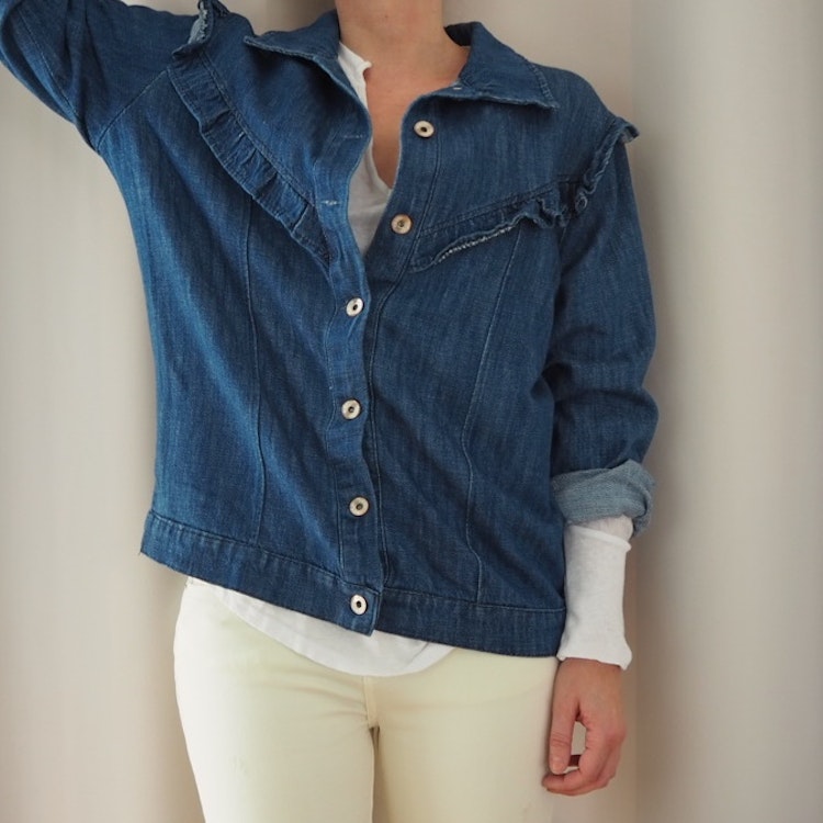 Jeansjacka Boho MÖRK DENIM - Stajl Agenturer