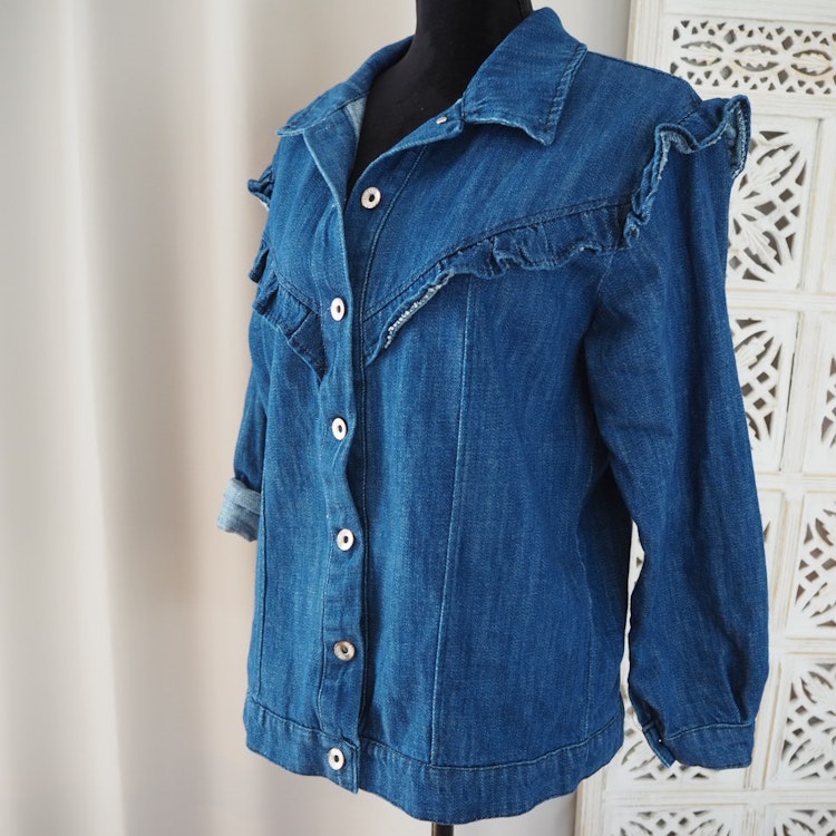Jeansjacka Boho MÖRK DENIM - Stajl Agenturer
