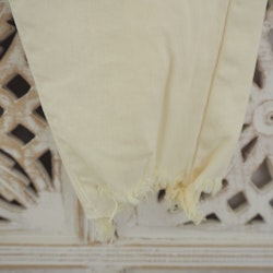 Stretchjeans med fransar KRÄMVIT/BEIGE - 3D Denim