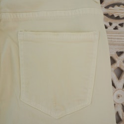 Stretchjeans med fransar KRÄMVIT/BEIGE - 3D Denim