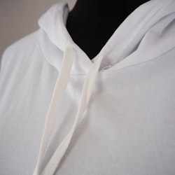 Hoodieklänning VIT