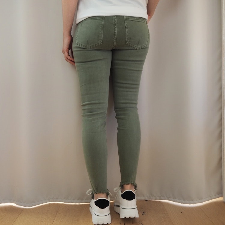 Stretchjeans med fransar ARMY - 3D Denim