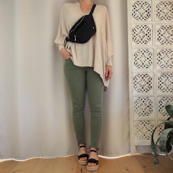 Stretchjeans med fransar ARMY - 3D Denim