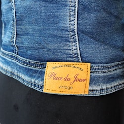 Jeansjacka med dragkedja DENIM - Place du Jour