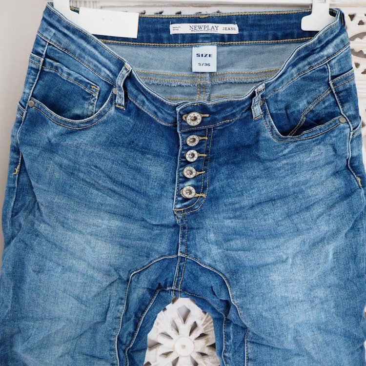 Jeans med knappar DENIM - Newplay - En Slags Verklighet