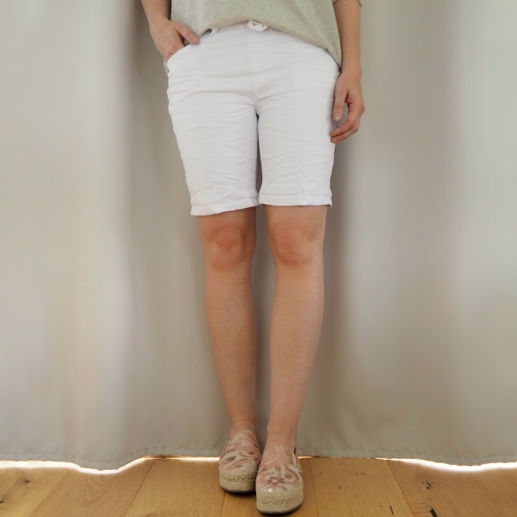 Shorts med resår VIT - Newplay
