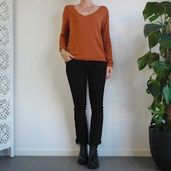 Topp med glittertråd Eco BRÄND ORANGE