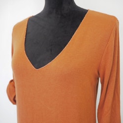 Topp med glittertråd Eco BRÄND ORANGE