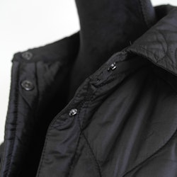 Quiltad jacka SVART