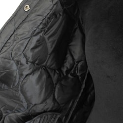 Quiltad jacka SVART