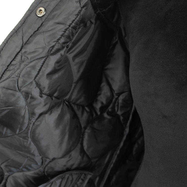 Quiltad jacka SVART