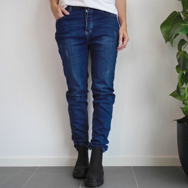 Jeans Boyfriend MÖRK DENIM - 3D Denim