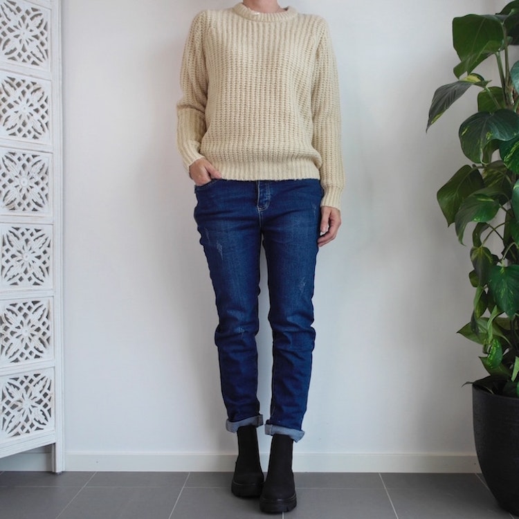 Jeans Boyfriend MÖRK DENIM - 3D Denim