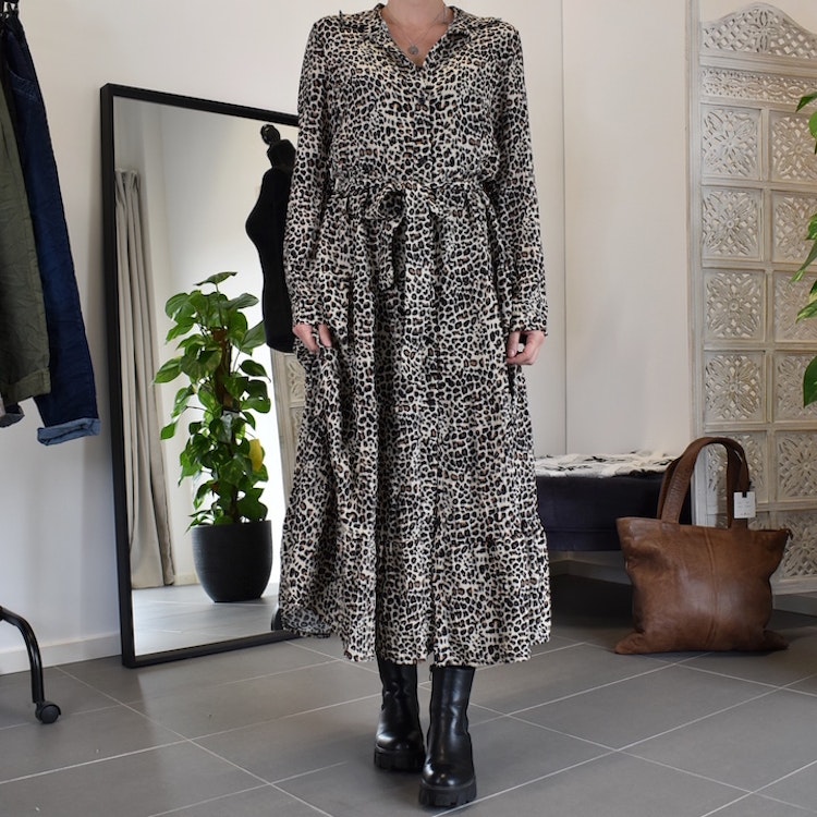 Skjortklänning glitter LEO