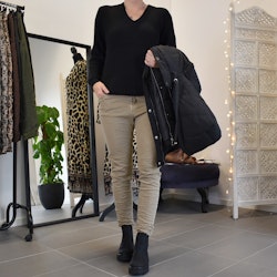 Jeans Skinny med knappar BEIGE - Newplay