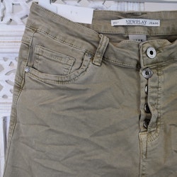 Jeans Skinny med knappar BEIGE - Newplay