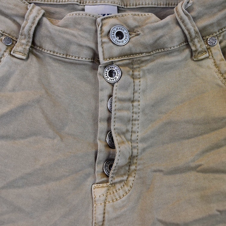 Jeans Skinny med knappar BEIGE - Newplay