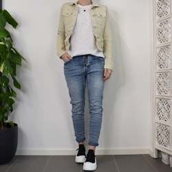 Jeans med knappar LJUS DENIM - Newplay