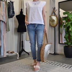 Jeans med knappar LJUS DENIM - Newplay