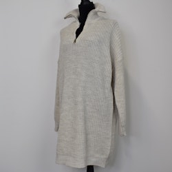 Stickad Långtröja BEIGE