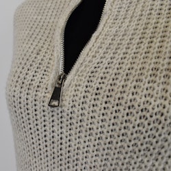 Stickad Långtröja BEIGE