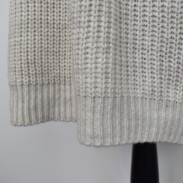 Stickad Långtröja BEIGE