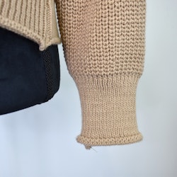 Stickad Tröja LJUS CAMEL