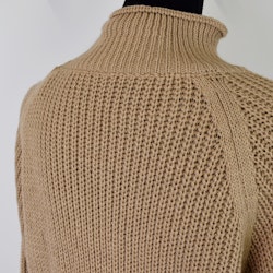 Stickad Tröja LJUS CAMEL