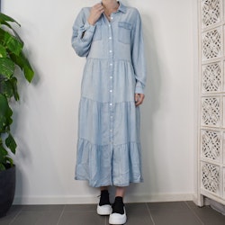 Klänning Boho LJUS DENIM - Stajl Agenturer