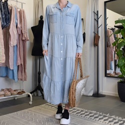 Klänning Boho LJUS DENIM - Stajl Agenturer