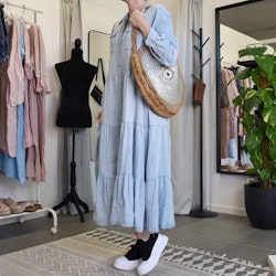 Klänning Boho LJUS DENIM - Stajl Agenturer