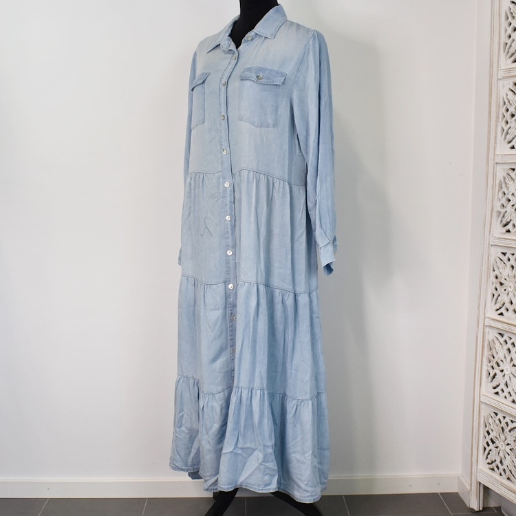 Klänning Boho LJUS DENIM - Stajl Agenturer
