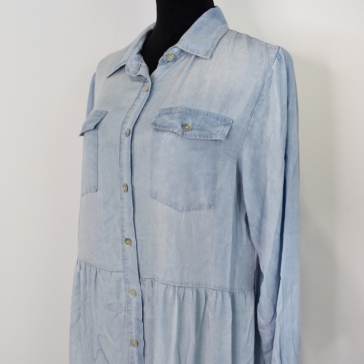 Klänning Boho LJUS DENIM - Stajl Agenturer