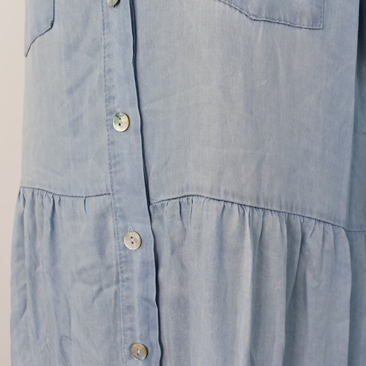 Klänning Boho LJUS DENIM - Stajl Agenturer