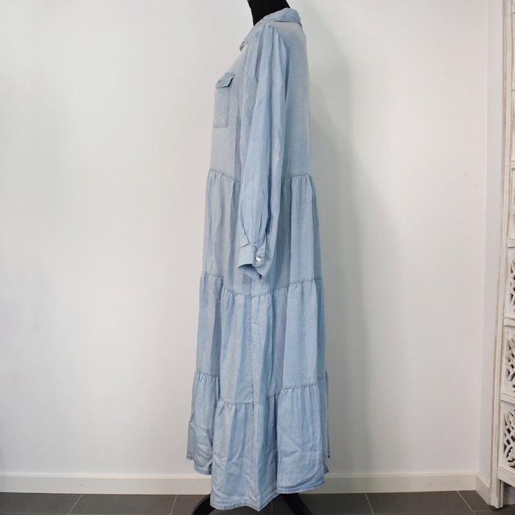 Klänning Boho LJUS DENIM - Stajl Agenturer