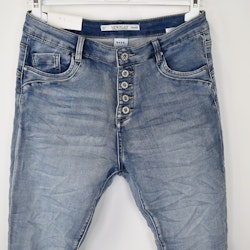 Jeans Jogger med Knappar BLÅ - Newplay