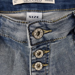 Jeans Jogger med Knappar BLÅ - Newplay