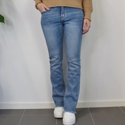 Jeans Flare med fransar DENIM - Newplay