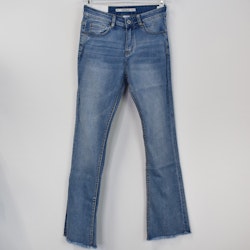 Jeans Flare med fransar DENIM - Newplay