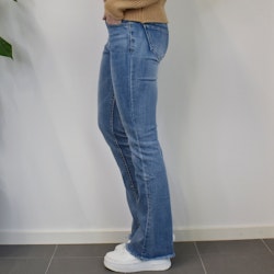 Jeans Flare med fransar DENIM - Newplay