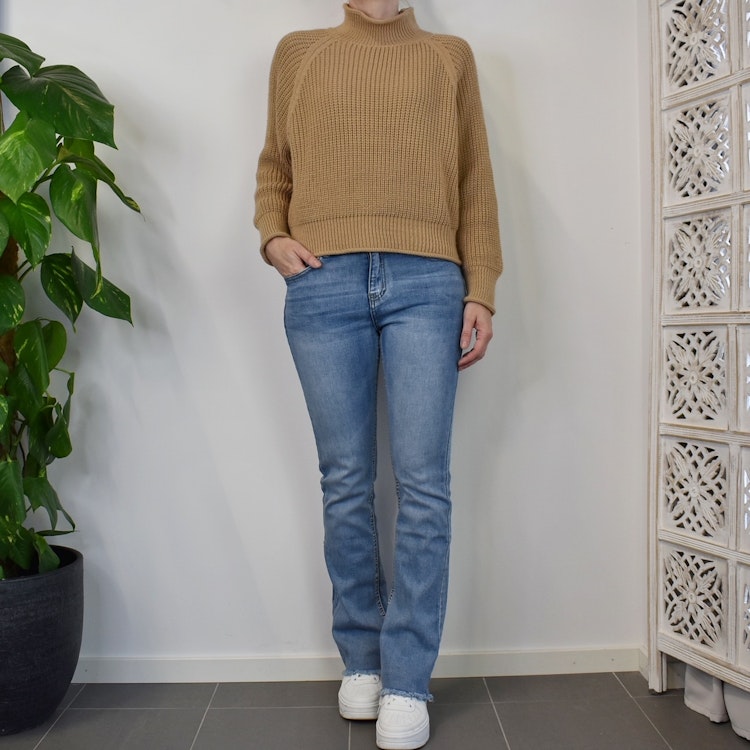 Jeans Flare med fransar DENIM - Newplay