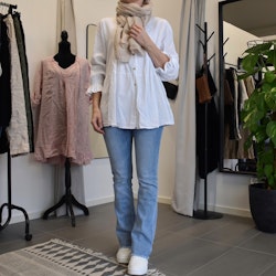 Jeans Flare med fransar DENIM - Newplay