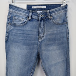 Jeans Flare med fransar DENIM - Newplay